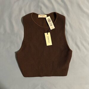 NWT Aritzia Babaton Knit Cropped Tank Top
